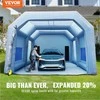 Pripučiama purškimo kabina automobilių dažymui, 10 x 6 x 4 m su filtravimo sistema ir 2 pūstuvais, dažymo palapinė, purškimo pastogė, dažymo kamera