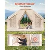 Pripučiama stovyklavimo palapinė, 4-6 asmenų glamping palapinė su pompa, lengvai pastatoma šeimos palapinė, vandeniui atspari oro palapinė, greitai pripučiama stovyklavimo pastogė