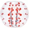 Pripučiamas bamperinis kamuolys, 1,2 m, paaugliams ir suaugusiems, 0,8 mm PVC, žmogaus žiurkėno kamuolys, lauko komandos žaidimas, bamperio žaislas