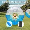 Pripučiamas buferinis kamuolys, 1,5 m, komandiniams žaidimams, PVC Zorb kamuolys