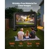 Projektorius Pripučiamas filmų ekranas, 4.57 metro, lauko kinui, kiemo projektoriaus ekranas, namų kino nešiojamas ekranas, 16:9 kraštinių santykis