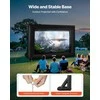 Projektorius Pripučiamas filmų ekranas, lauko projektoriaus ekranas, 4.27m nešiojamas kinas, filmų vakaras kieme, 16:9 namų kino ekranas, didelis pripučiamas projektoriaus ekranas