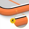 Pripučiamas gimnastikos kilimėlis, oro takelis treniruotėms, 5 x 2 metrai, su elektrine pompa