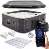 Intex Pripučiamas kubilas, 4 asmenų SPA su hidromasažu, nešiojamas sūkurinis baseinas, šildomas burbulinis SPA, lauko baseinas