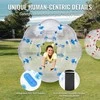 Pripučiami kamuoliai 2 vnt., 1.2 m sumo zorb kamuoliai paaugliams, 0.8 mm PVC žmogaus kamuoliai, lauko žaidimai sodui, parkui, kiemams, gimtadieniams