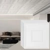 PVC Lubų Plytelės, 61 cm x 61 cm, Atsparios Vandeniui Pakabinamų Lubų Plytelės, Lengvai Montuojama Lubų Danga