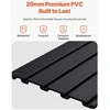 Vevor Juoda PVC garažo sienelė su modulių dizainu