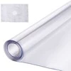 PVC stalo apsauga, 1.5 mm skaidri plastikinė, 762x1524 mm, stačiakampis staltiesės užtiesalas, rašomojo stalo padėklas