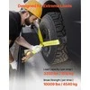 Ratų atramų tvirtinimo diržų rinkinys, didelio atsparumo padangų tipo vilkimo diržai keturračiams, visureigiams, sniegaeigiams, automobilių tvirtinimo sistema su 4540 kg trūkimo jėga, transportavimo diržai