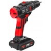 Red Technic Raudona Technic Akumuliatorinis gręžtuvas-suktuvas Raudonas TECHNIC