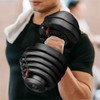 Reguliuojamas hantelių rinkinys, 40 kg svoris, namų sporto salei, jėgos treniruotėms, universali fitneso įranga