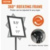 Reklaminis stovas 216x279 mm, reguliuojamas, grindinis, vertikalus/horizontalus, plakatams, skelbimams, informaciniams stendams