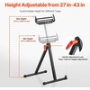 Ritininis stovas, 2 vnt., reguliuojamas aukštis, 113 kg maksimali apkrova, medžio apdirbimo ritininis stovas, sulankstomas ritininis stovas