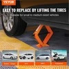 Rombinis keltuvas 2.5 tonos nešiojamas padangų keltuvas, tvirtas transporto priemonių pakėlėjas, kompaktiškas avarinis keltuvas, 2.5 tonos žirklinis keltuvas, automobilių domkratas