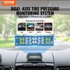 RV Padangų Slėgio Stebėjimo Sistema, Realaus Laiko Saulės Priekabos TPMS, 4 Jutikliai, belaidė padangų slėgio stebėjimo sistema, priekabos padangų slėgio jutiklis