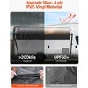 RV tento pakeitimas, 18oz PVC vinilo tentas priekaboms, DC12V RV tentas su durų kreipikliu, vandeniui atsparus RV tentas