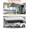 RV tento pakeitimas, 18oz PVC vinilo tentas priekaboms, DC12V RV tentas su durų kreipikliu, vandeniui atsparus RV tentas