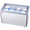 Šaldiklis Komercinė ledų vitrina, gelato šaldymo spinta, 370 l, -26...-13 ℃, 8 talpų, ledų ekspozicinė šaldytuvas, desertų vitrina (Ekspozicinė prekė)
