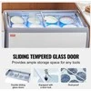 Šaldiklis Komercinė ledų vitrina, gelato šaldymo spinta, 370 l, -26...-13 ℃, 8 talpų, ledų ekspozicinė šaldytuvas, desertų vitrina (Ekspozicinė prekė)