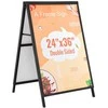 Šaligatvio ženklas A formos, 61 x 91.5 cm, dvipusis, tvirtas, plieno šaligatvio ženklas, sulankstoma reklaminė lenta
