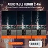 Šaltoji kibirkščių mašina, scenos ir vestuvių renginiams, 2-4m aukštis, 500W, 4 vnt., DMX valdymas, belaidis nuotolinis valdymas