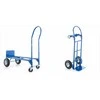Sandėlio vežimėlis, 2-in-1 transportavimas, 250 kg talpa, plieninė konstrukcija, pneumatiniai ratai, sunkiasvoris platforminis vežimėlis
