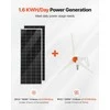 Saulės ir vėjo energijos rinkinys 12V 400W: 2 vnt. 100W saulės kolektoriai, 200W vėjo turbina ir MPPT hibridinis valdiklis namams, kemperiams, valtims, autonominėms sistemoms