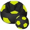 Sėdmaišis su pufu Ball XXXXL, juodas/žalias