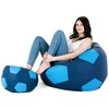 Sėdmaišis su pufu Ball XXXXL, mėlynas