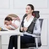 Shiatsu kaklo ir nugaros masažuoklis, viso kūno skausmo malšinimui, su šildymo funkcija, nešiojamas masažo prietaisas, pečių ir pėdų masažuoklis