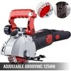 Sienų griovimo freza 34 mm / 42 mm, 4800W, betono pjovimo, griovelių formavimo staklės
