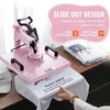 Šilumos presavimo aparatas 380x380 mm, 5 viename, su 30 uncijų puodelių presu, marškinėliams