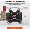 Simpson Morflex Slėgio plovimo siurblys, 25.4 mm veleno horizontalus trijų stūmoklių, aukšto slėgio plovimo įrenginio keitimas, 276 bar galios plovimo siurblio komplektas, Santopreno stūmoklis