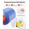 Skaidri PVC juostinė užuolaida durims, šilumą izoliuojantis plastikinis rulonas, šaldiklio užuolaidos juostos, sandėlio ir garažo izoliacija, pramoninės užuolaidos
