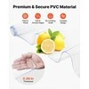 Skaidri PVC juostinė užuolaida šaldikliams ir aušintuvams, šilumą izoliuojančios plastikinės durų juostos, pramoninė užuolaida sandėliams ir garažams