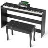 Skaitmeninis pianinas 88 klavišai su svareliais, dvigubas režimas + suoliukas, elektrinis pianinas