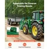 Skid Steer padėklų rėmas sunkiems darbams, 1814 kg keliamoji galia, 115 cm plotis su prikabinimo imtuvu, padėklų šakių rėmo priedas, krautuvo priedas, žemės ūkio technika