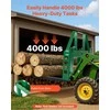 Skid Steer padėklų rėmas sunkiems darbams, 1814 kg keliamoji galia, 115 cm plotis su prikabinimo imtuvu, padėklų šakių rėmo priedas, krautuvo priedas, žemės ūkio technika