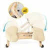 4Fizjo Smėlio spalvos klūpima kėdė, namų biurui, ergonominė laikysenos atrama, reguliuojamo aukščio klūpima kėdė, patogi darbo kėdė