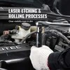 Smūginės galvutės 15 vnt., 3/8" kvadratas, 6 briaunos, komplektas su dėklu, auto remontui, galvučių rinkinys, įrankių komplektas