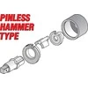 Smūginis veržliaraktis 2600 Nm, su trumpu korpusu, galingas pneumatinis veržliaraktis, didelio našumo smūginis veržliaraktis, oro veržliaraktis