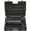 Smūginių galvučių komplektas 130vnt, 6-kampės, 3/8" &amp; 1/2" antgaliai, reketinis raktas, automobilio remontui, įrankių rinkinys, mechaniko komplektas