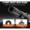 Smūginių galvučių komplektas 130vnt, 6-kampės, 3/8" &amp; 1/2" antgaliai, reketinis raktas, automobilio remontui, įrankių rinkinys, mechaniko komplektas