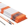 Sniego atstumimo kuoliukai su atšvaitu, 100 vnt, 121.5 cm ilgio, oranžiniai stiklo pluošto ženklai, kelio riboženkliai.