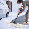 Vevor Plastikinė sniego stūmimo kastuvas 122 cm