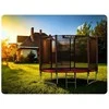Sodo trampolinas 183 cm su apsauginiu tinklu ir kopėčiomis, lauko trampolinas, vaikiškas trampolinas, apvalus trampolinas