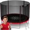Sodo trampolinas 183 cm su apsauginiu tinklu ir kopėčiomis, lauko trampolinas, vaikiškas trampolinas, apvalus trampolinas