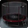 Sodo trampolinas 183 cm su apsauginiu tinklu ir kopėčiomis, lauko trampolinas, vaikiškas trampolinas, apvalus trampolinas