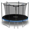 Sodo trampolinas 183 cm su vidiniu tinklu ir kopėčiomis, lauko trampolinas, apvalus trampolinas vaikams