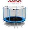 Sodo trampolinas 252 cm su apsauginiu tinklu ir kopėčiomis, lauko trampolinas, apvalus trampolinas vaikams, šokinėjimo trampolinas